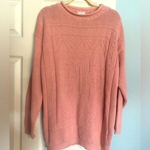 Pink oversized sweater